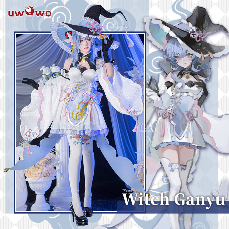LAST BATCH UWOWO Witchh Ganyu Cosplay UWOWO Genshin Impact Fanart Ganyu Little Witchh Cosplay Costum
