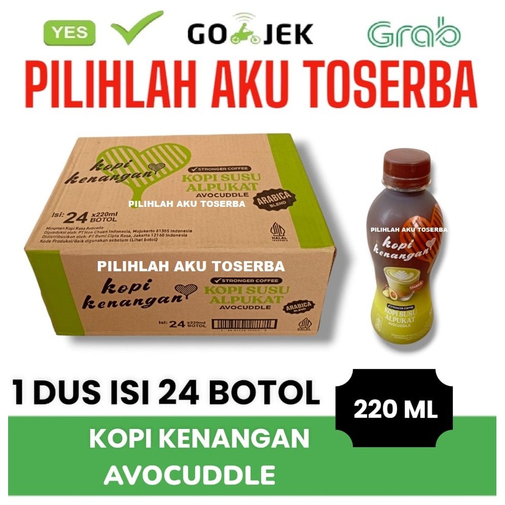 

KOPI KENANGAN AVOCUDDLE AVOCADO 220 ml - ( 1 DUS isi 24 botol )