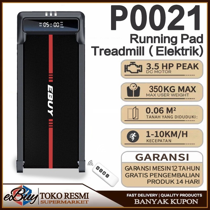 e-Buy Running Mat Treadmill (Listrik) Treadmill Elektrik Treadmill Listrik Treadmill / Treadmill Lip