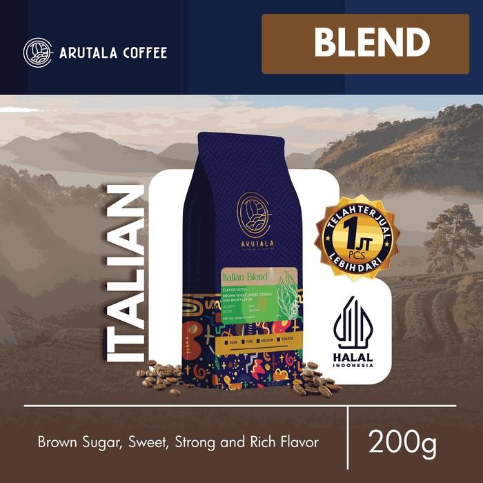 

Dijual ARUTALA Kopi Italian Blend 200 gram - Biji Terlaris Tbk
