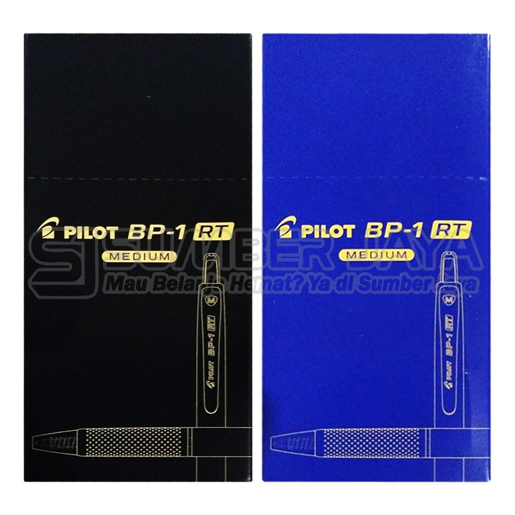 

Ballpoint Pena PILOT BP-1RT Pulpen Recractable Cetek 0.7mm/1.00mm Smooth Writing