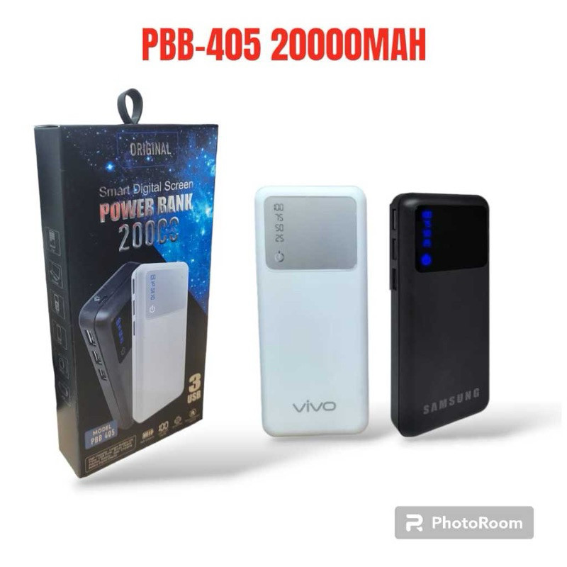 POWERBANK PB Vivo MURAH KAPASITAS 20000 mAh PBB 405
