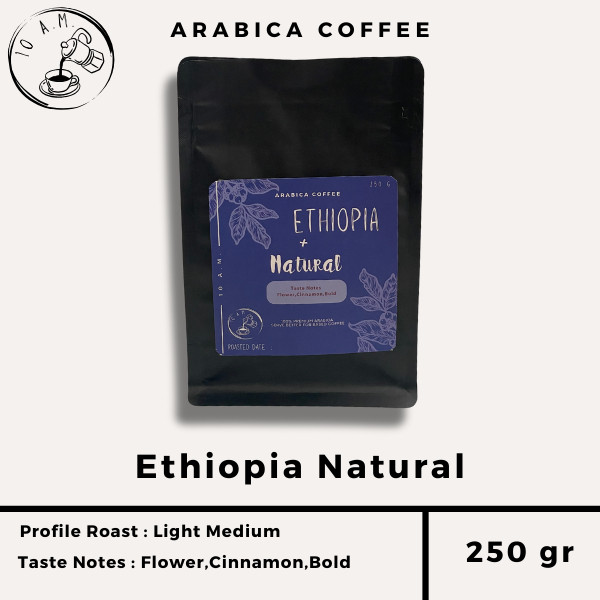 

10AM Roastery - Kopi Arabika Ethiopia Natural (250 Gr)