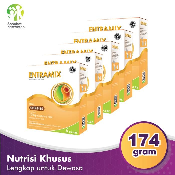 

Bundle 5 Box Entramix - Nutrisi Lengkap Dewasa - Vanila