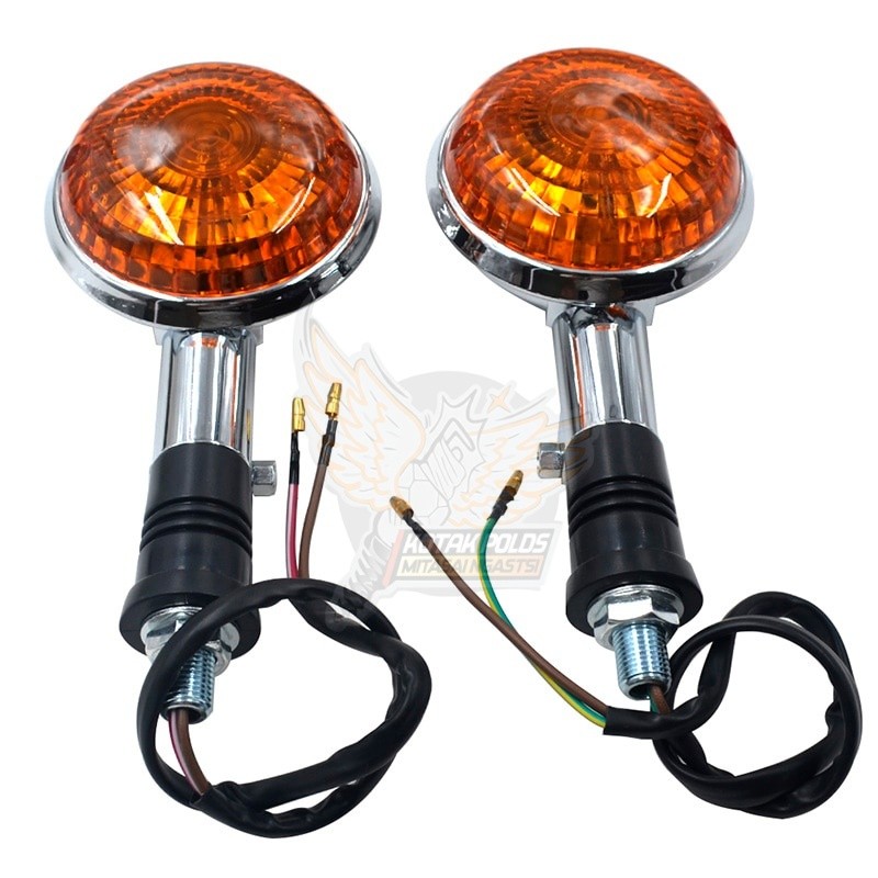 Lampu Sein Sign Sen Riting Reting Custom Scrambler Bobber British W175 XSR155 xs650 1100 XV250 Virag