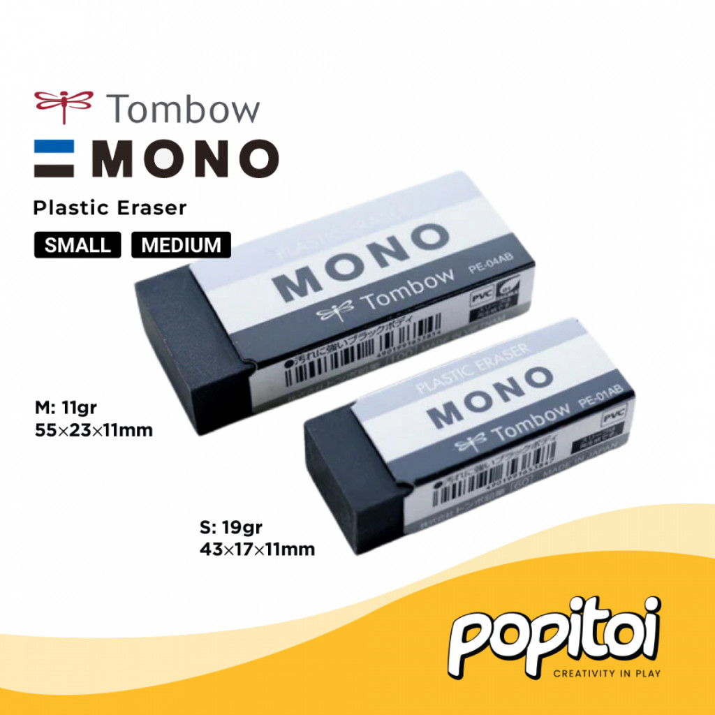 

Tombow Mono Black Pencil Eraser Penghapus