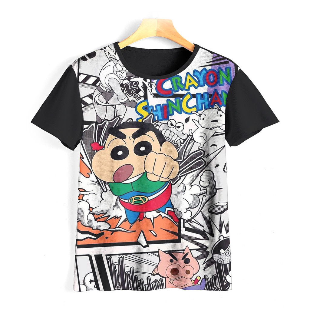 Kaos Shinchan Keren dan Adem | Kaos Kartun Shinchan Anak | 055KD021 Shinchan