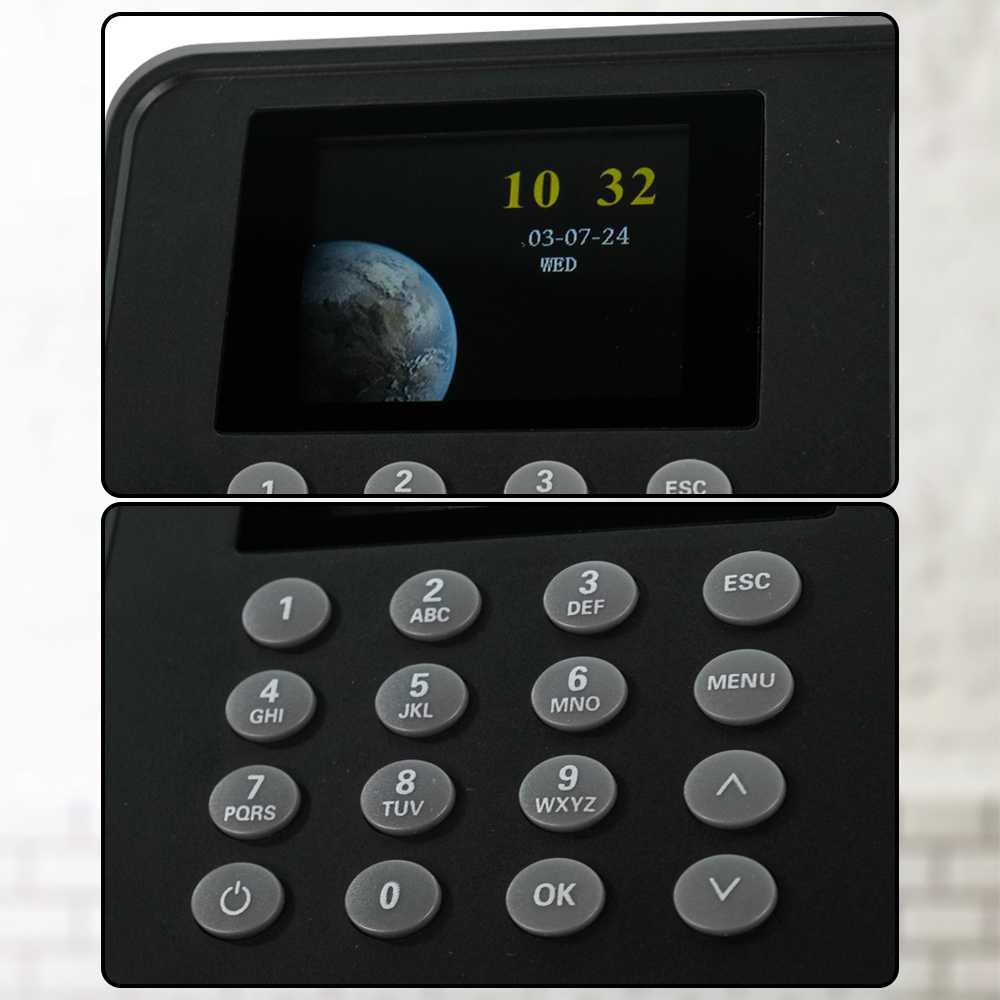 

DANMINI Mesin Absen Sidik Jari Attendance Fingerprint 1000 Capacity - A6