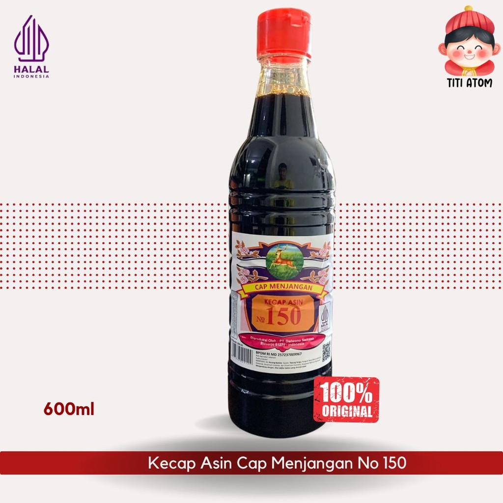 

Kecap Asin Cap Menjangan 150 600ml