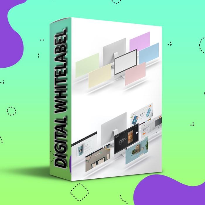 Mockup Desktop untuk Desain Digital