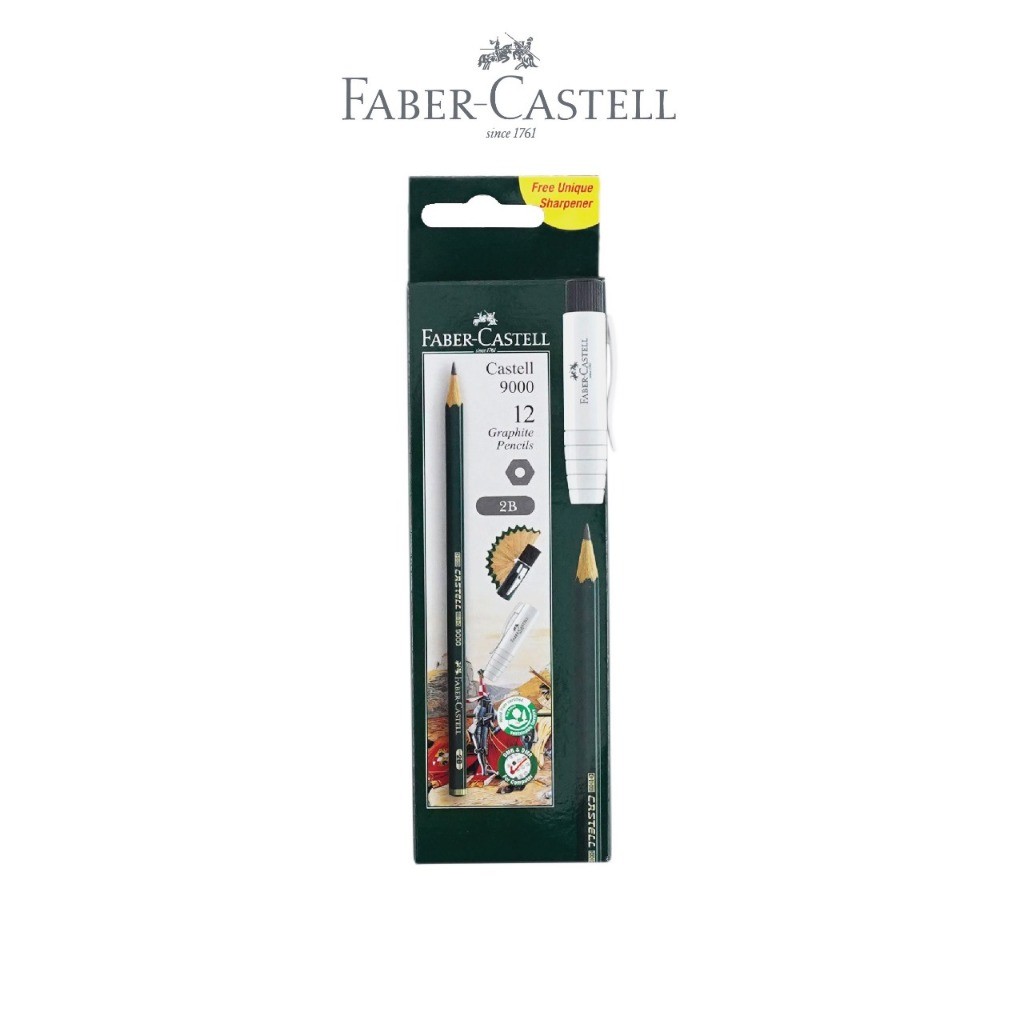 

Faber-Castell Pensil Tulis Ujian 2b Free Cap Perfect Pensil