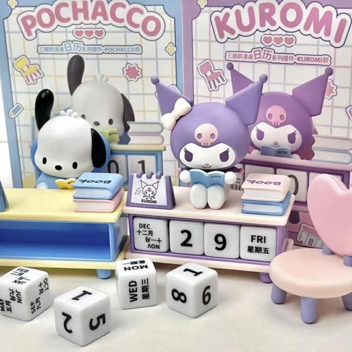 

Langbowang x Sanrio Pajangan Kalender Sanrio (Kalender Abadi) - Kuromi