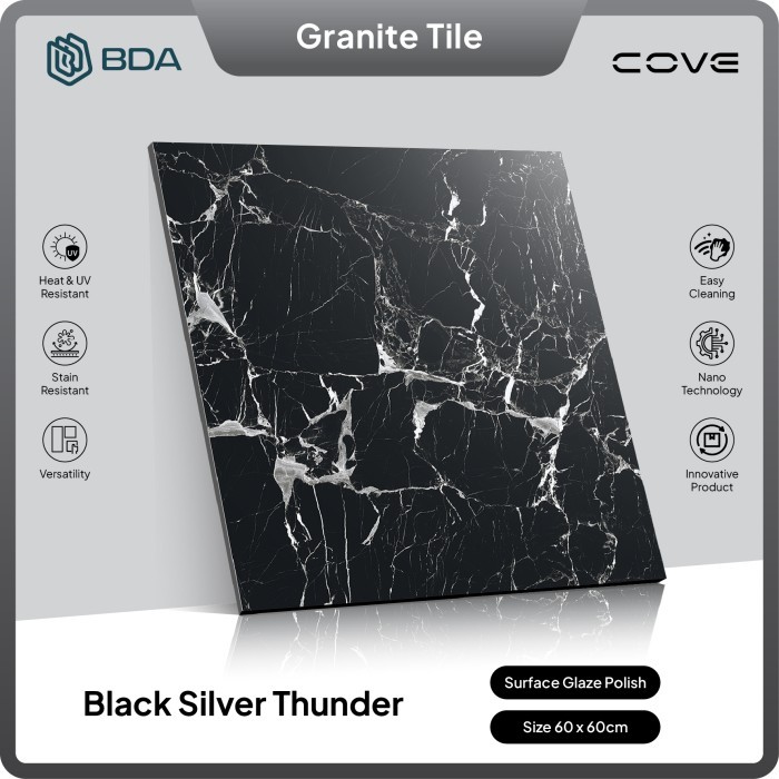 Cove Granit Lantai 60x60 Granit 60x60 Keramik 60x60 Keramik Lantai 60x60 Keramik Dinding 60x60 Black