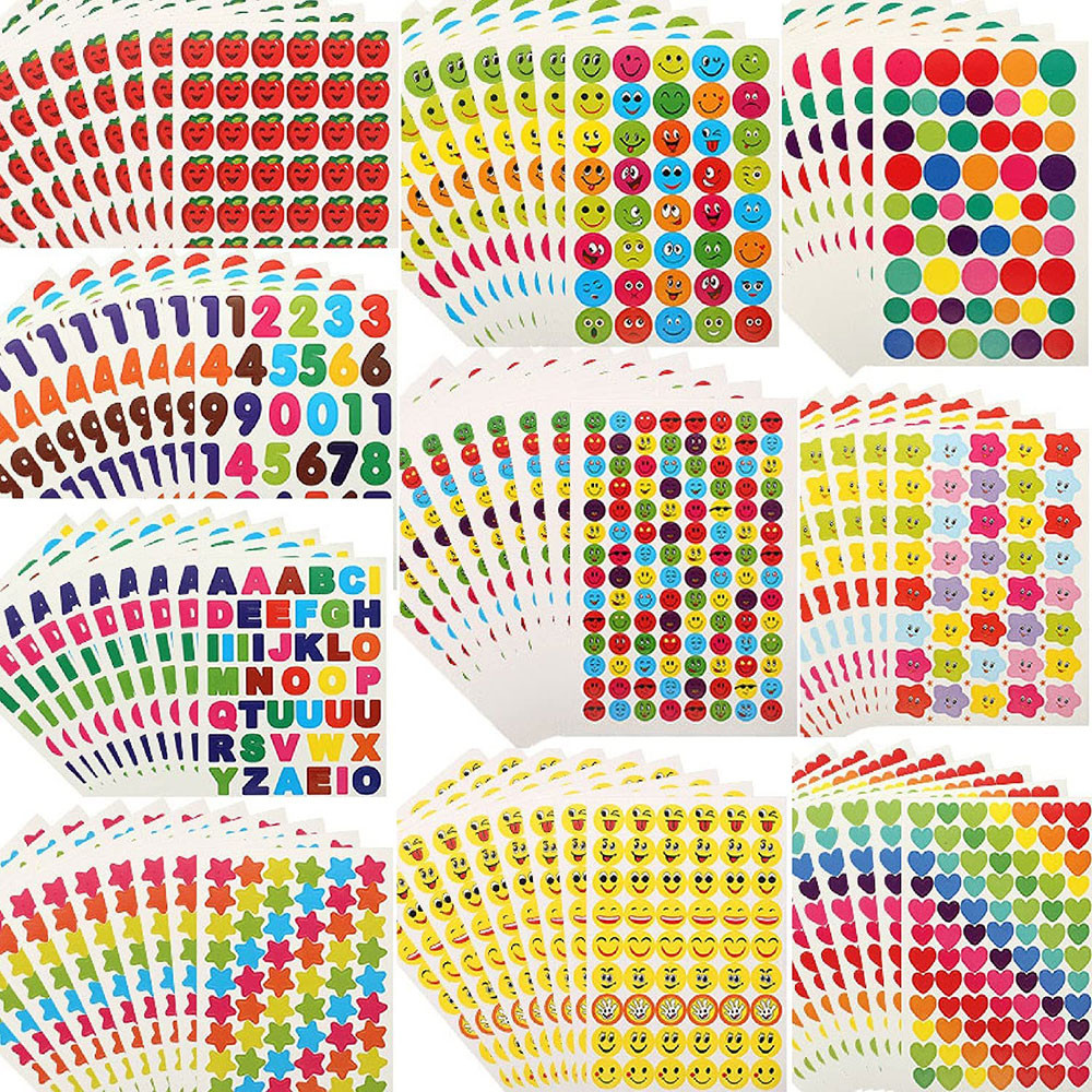 

6/60 3D Star Stickers Teacher Child And Parent Reward Stickers Children Handmade Scrapbook Decoration