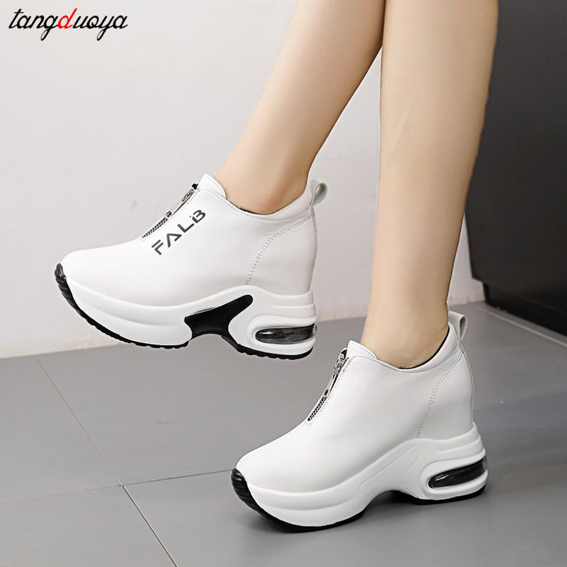 white red Platform Shoes Hidden Heel Women Casual Platform Shoes Woman Sneakers Shoes for Women Heig