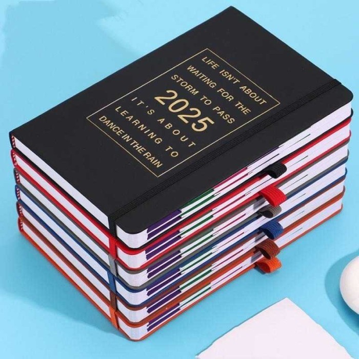 

Buku Agenda Softcover Monthly Planner Notebook 304 Halaman - Gray
