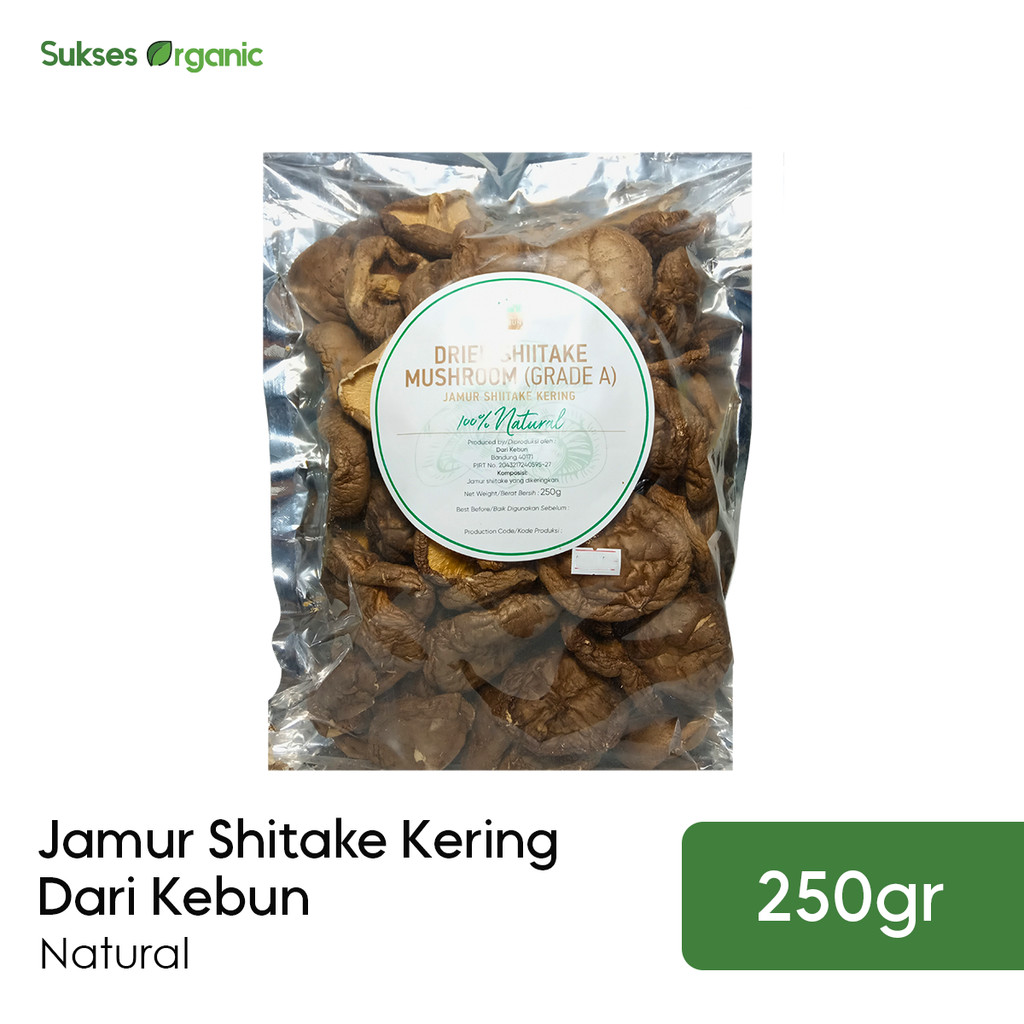 

Jamur Shitake Kering Dari Kebun 250gr