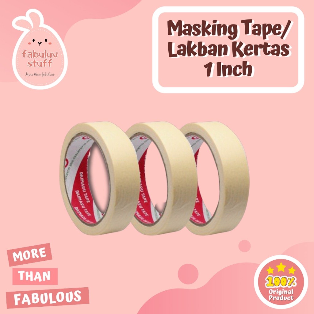 

ATK ~ Lakban Masking Tape 1 Inch