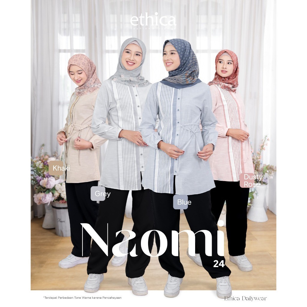 Ethica Tunic Atasan Wanita Muslim Naomi 24
