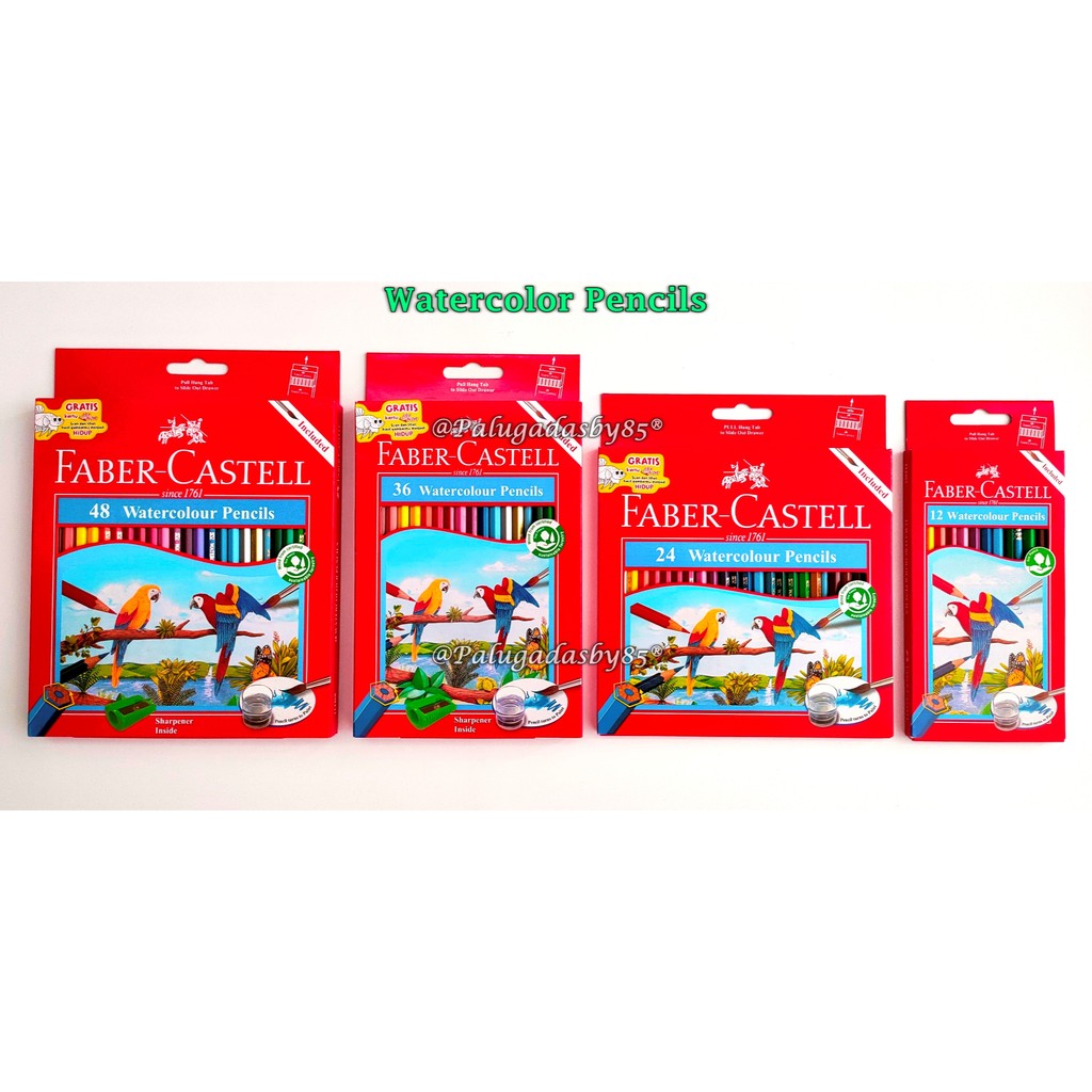 

(1 Set) Pensil Warna Cat Air FABER-CASTELL 114468 48W / 114466 36W / 114464 24W / 114462 12W