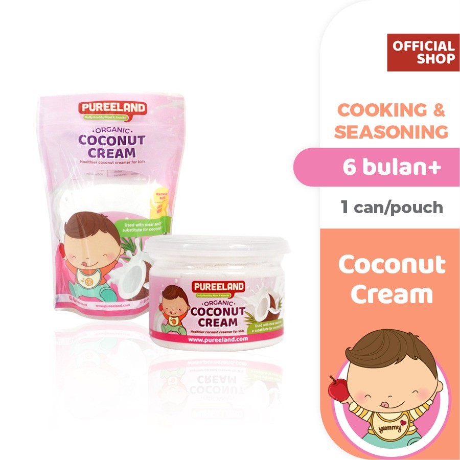 

Pureeland Organic Coconut Powder / Pureeland Santan Bubuk Organik MPASI Bayi