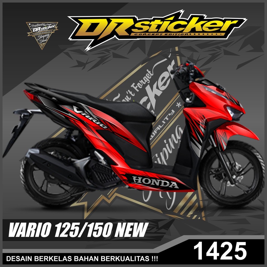 Dekal Sticker VARIO 125/150 NEW Full Body Stiker Skotlet VARIO Desain Racing Stiker full body VARIO 