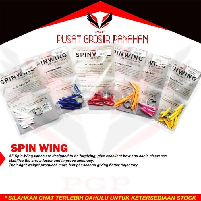 ✨TERLARIS  -Spin Wing Vane / Vanes Spin Wing / Pusat Grosir Panahan