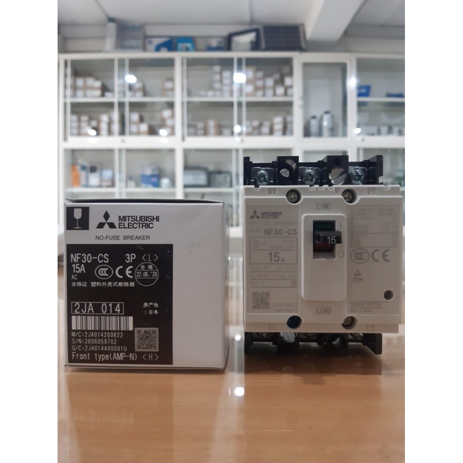 NFB MCCB BREAKER MITSUBISHI NF30-CS 15A