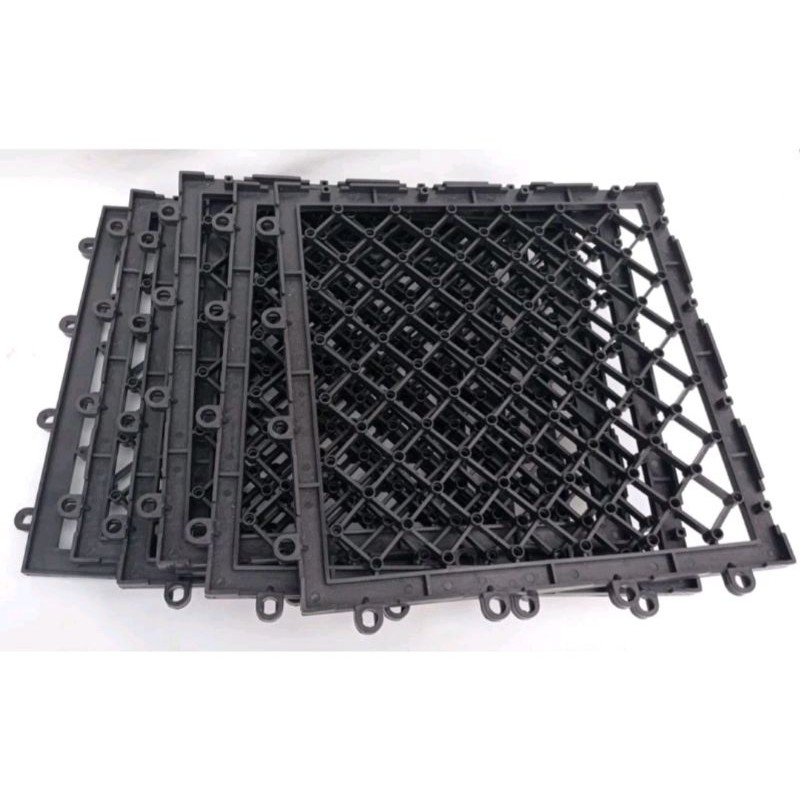 Alas Lantai Kayu / Alas Base Decking Tile Ukuran 30x30cm / Alas Rumput Sintetis / Alas Flooring / Ta