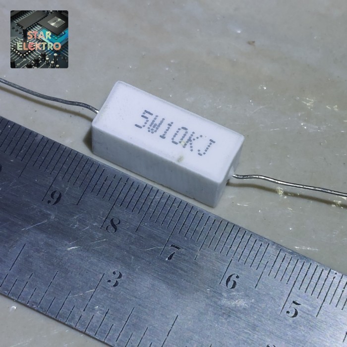 5W10KJ 5W 10K ohm R Resistor Kapur 5watt 10Kilo J 10KR 10KJ 5 w watt 10KOhm 10 Kilo - 10 pcs
