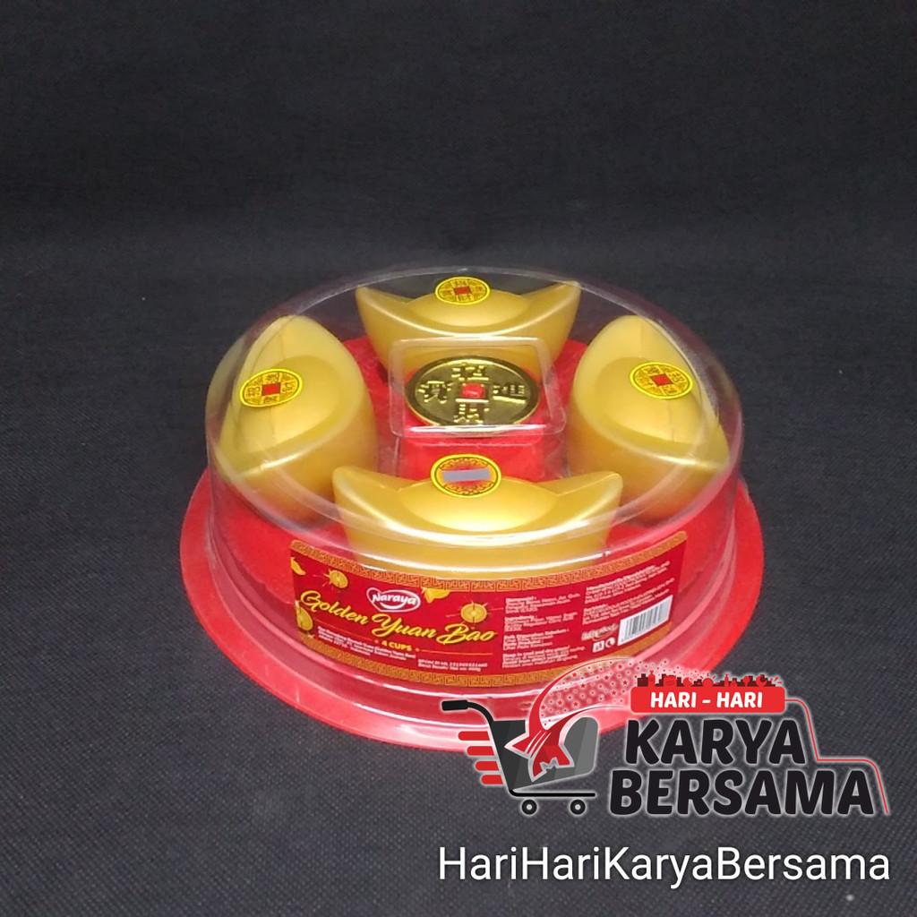 

MAKANAN RINGAN KUE BAKUL IMLEK NARAYA GOLDEN YUAN BAO 400GR