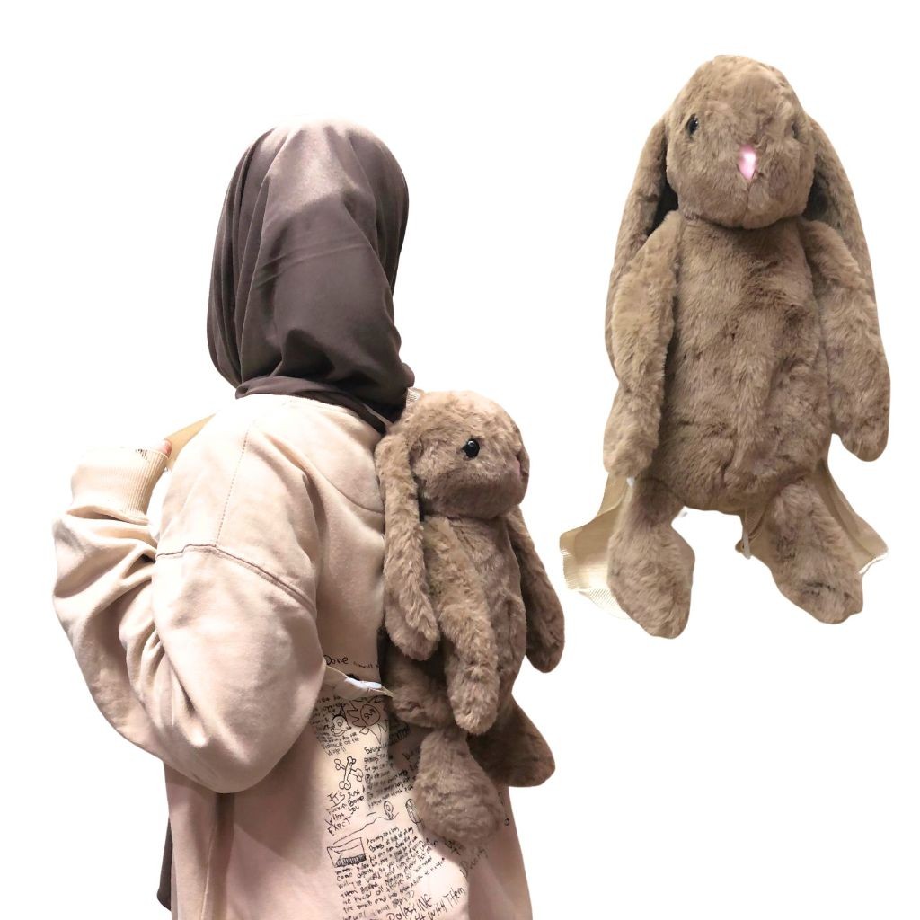 Tas Bulu Bunny Tas Wanita Tas Selempang Bahu Shoulder Bag Bahu Bulu Tas Bulu Gendong Bahu Tas Punggu