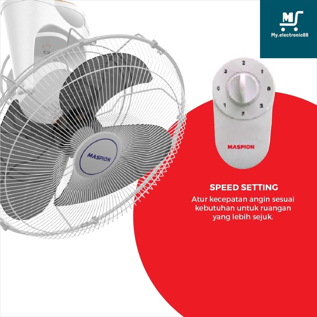Kipas angin ORBIT FAN MASPION 16` ( MOF-401 P )
