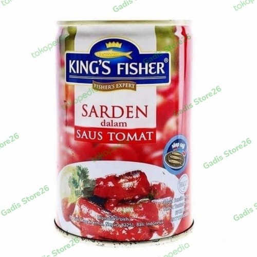 

KINGS FISHER IKAN MAKAREL SAUS TOMAT 425G Harga Termurah