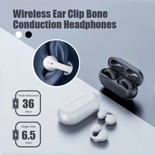 Headset T7500 Bluetooth Konduksi Tulang Anting-Anting Headphone Nirkabel Headset Tahan Air TWS Earbu