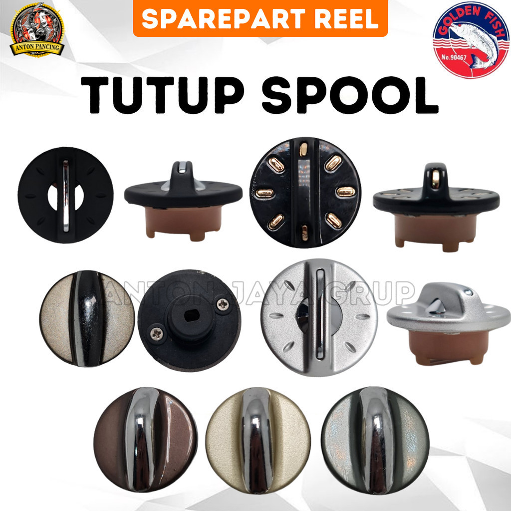 TUTUP SPOOL REEL GOLDEN FISH SPAREPART ORIGINAL