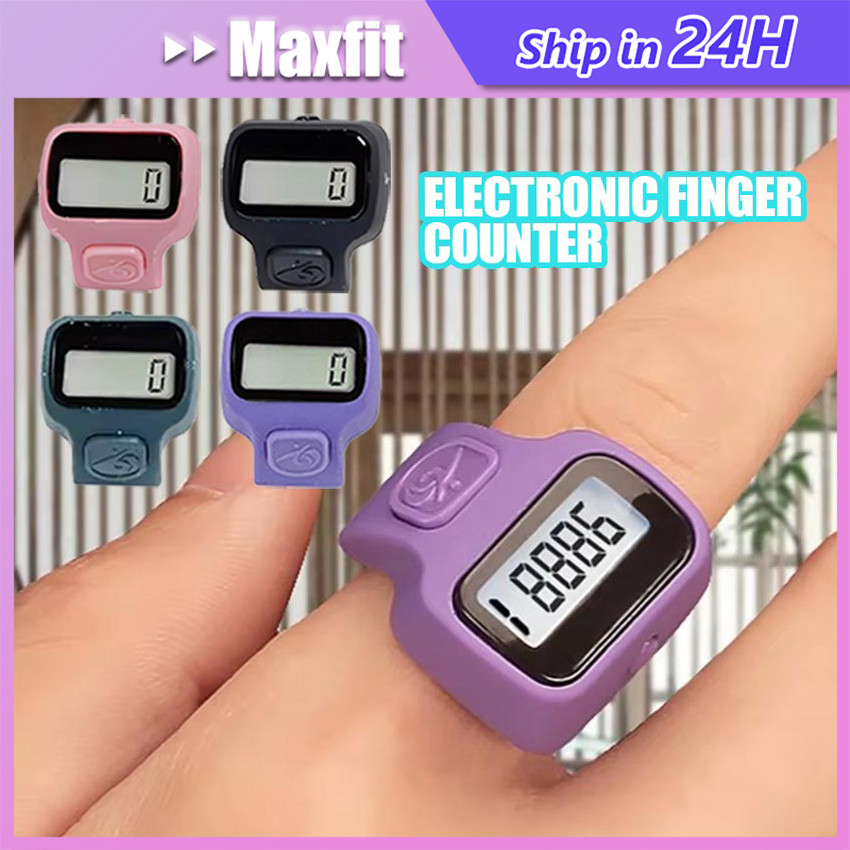 Mini Ring Polos Led Tasbih Digital Cincin Dzikir Alat Penghitung Dzikir Alat Hitung Digital