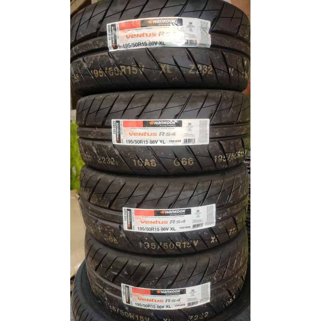 Ban Mobil Hankook Ventus RS4 RS 4 195 50 R15 Ban Semi Slick Performa Tinggi