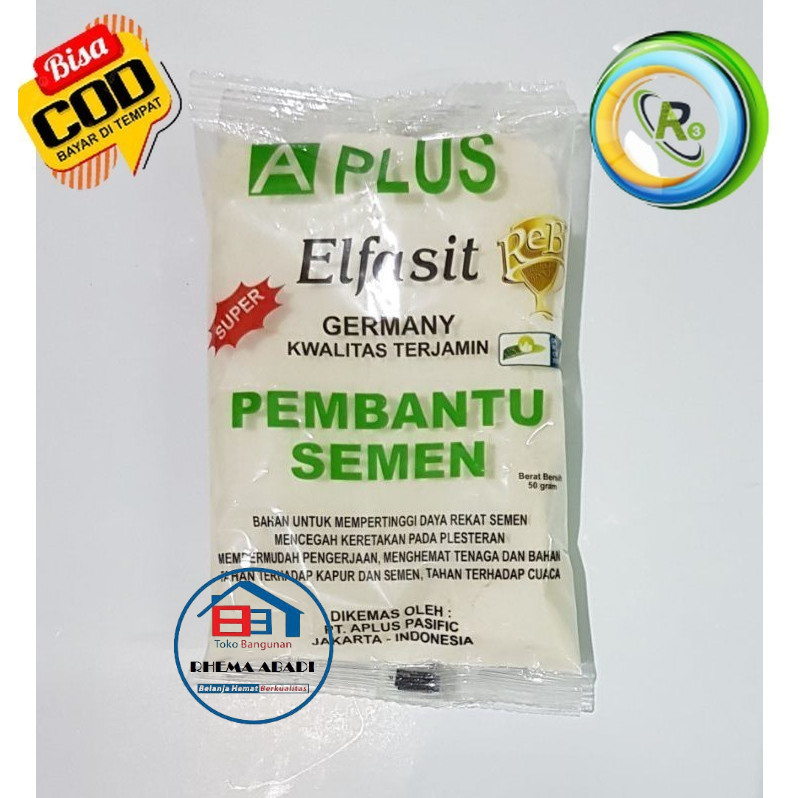 RHEMA ABADI - Elfasit Aplus 50 gram / alkasit / pembantu semen