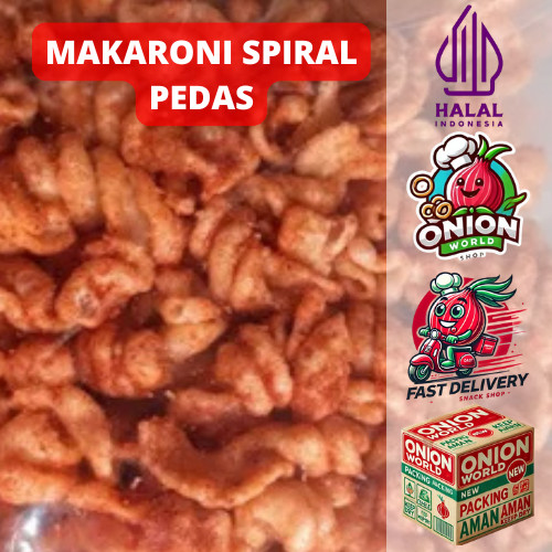 

UWD MAKARONI SPIRAL PEDAS 500gr Makaroni Bantet Makaroni Fusili Pedas