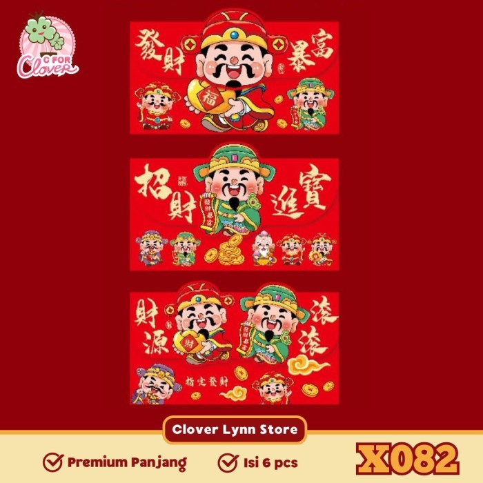 

PREMIUM ANGPAO PANJANG IMLEK TAHUN ULAR 2025 LANDSCAPE ISI 6 PCS newyear snake - Prem PJG X082