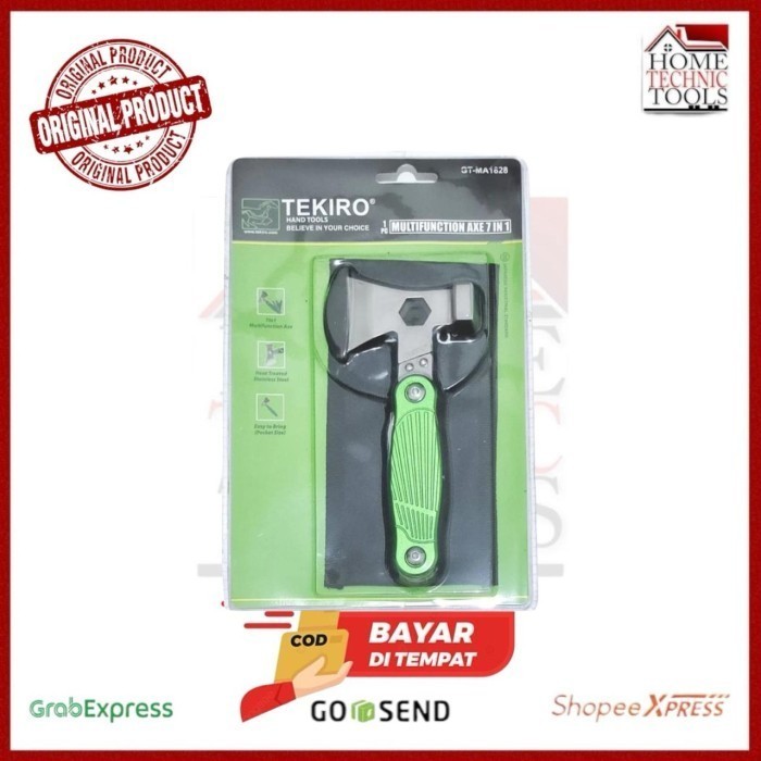 TEKIRO PALU KAPAK LIPAT MULTIFUNGSI 7 IN 1/ KAPAK KECIL MINI - MULTIFUNCTION AXE 7 IN 1