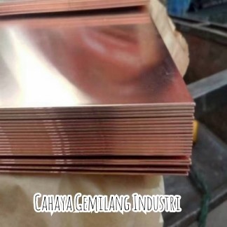 Plat Tembaga 0.7mm x 250mm x 250mm - Copper Plate