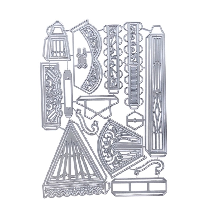 

3D Rotating Cup Die Cuts Stensil untuk Dekorasi Album Carbon Steel Cutting Die Die