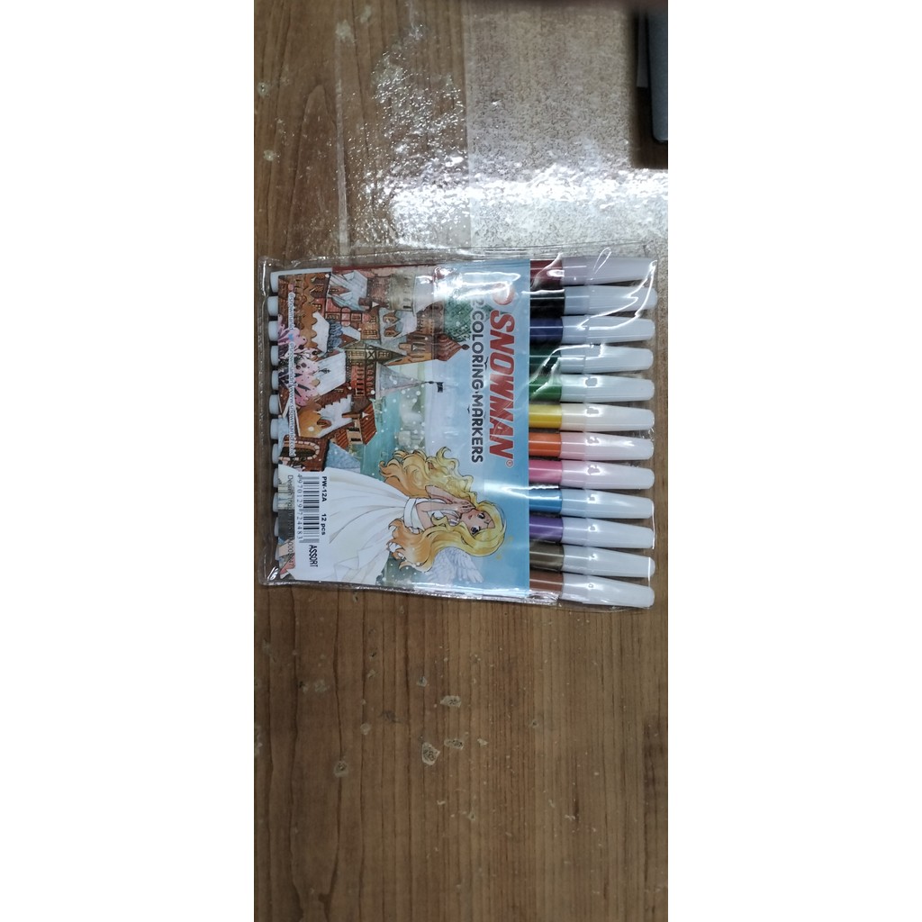

Spidol Warna Snowman 12 Colours PW-12A spidol warna premium dengan 12 pilihan warna