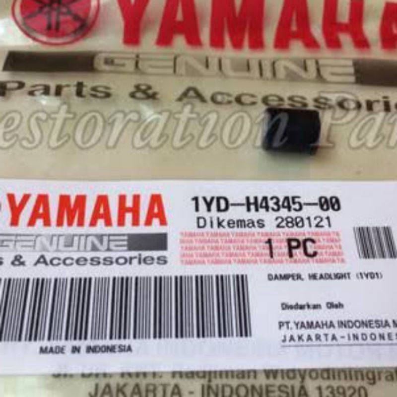 Original karet lampu depan dumper damper fino grande fino f1 115 125 4D0 1DY semeru sparepart