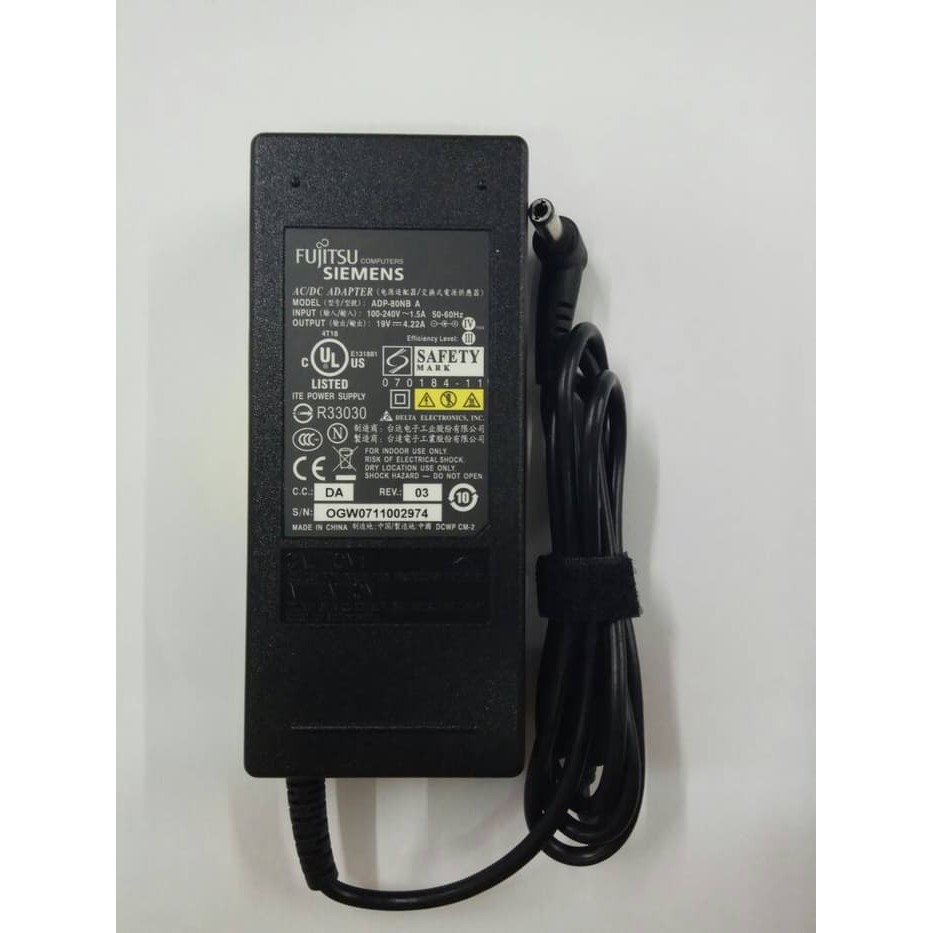 ORI Adaptor Charger Fujitsu LifeBook SH572 SH771 SH772 SH782 UH572