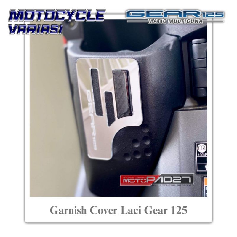 Garnish Laci Yamaha Gear 125 Cover Laci Yamaha Gear 2022 aksesoris motor yamaha gear