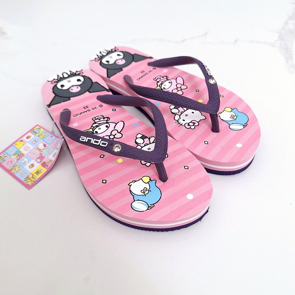 Ando Sandal Jepit Anak Karakter Motif Sandal Karet