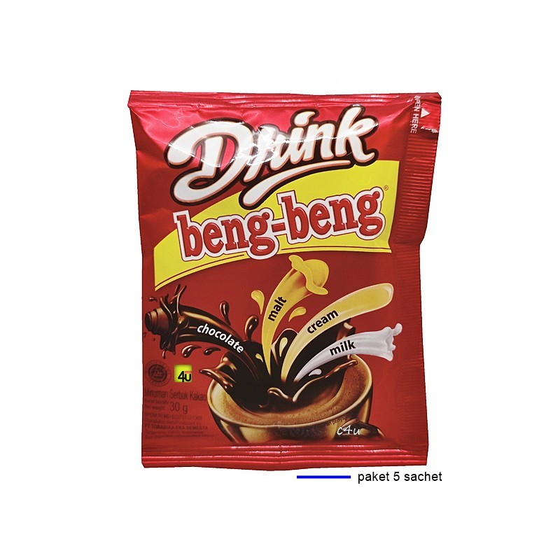 

[Bisa COD] (10 PCS) Beng Beng Chocolate Drink